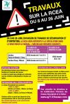 Travaux sur la RCEA du 8 au 26 juin 2015 en Saône-et-Loire...