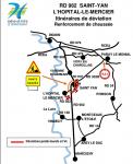 RD 982 – Communes de Saint-Yan et L’Hôpital-le-Mercier