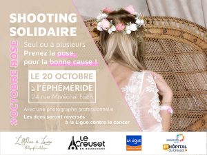 Shooting photo dans le cadre d’octobre rose