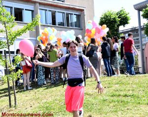 Montceau-les-Mines : Le lycée Parriat affiche la couleur !