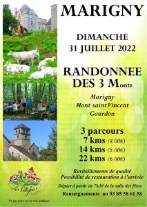 Randonnée des 3 Monts des « VillaJoies» de Marigny