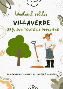Week-end de soldes dans votre magasin Villaverde (Montceau – Gourdon)