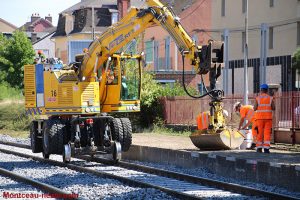 Montceau : La SNCF modernise ses voies