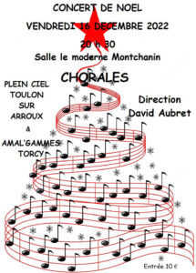 Concert de Noël, à Montchanin