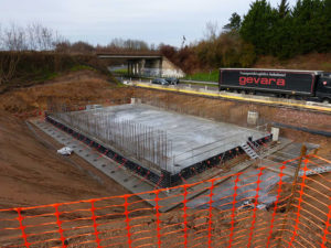 Suivi du chantier de mise à 2X2 voies de la RCEA à Blanzy