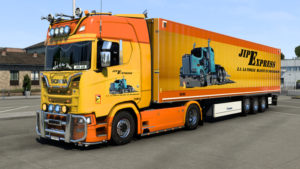 Jean-Pierre, passionné de camions et de remorques
