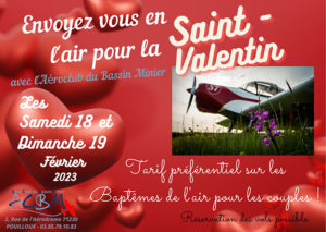 Envoyez-vous en l’air pour la Saint-Valentin