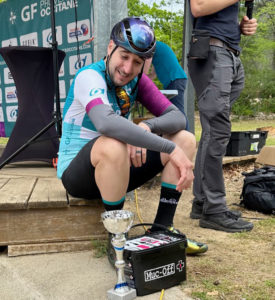 Maxime Manzoli se distingue à Cornillon en handisport cyclisme