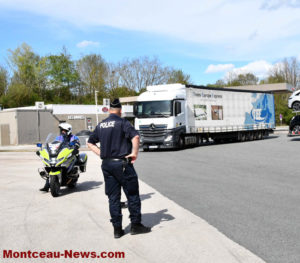 Montceau-les-Mines : Contrôle sur la RCEA