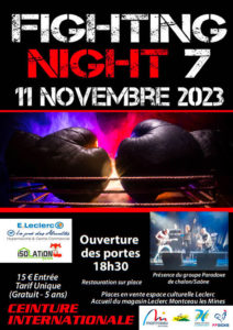 Sanvignes : «FIGHTING NIGHT 7»