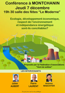 Conférence à Montchanin : « Pour une approche globale de la transition énergétique »