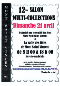 2ème Salon Multi-Collections de Mont Saint Vincent