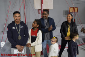 Montceau : Gymnastique, le pôle espoir fête Karim Mangala Bima