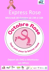 Montceau-les-Mines : Octobre rose