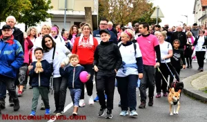 Sanvignes : la Marche Rose, la Sanvignarde