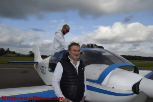 F-GDEJ et F-GRPF sillonnent le ciel du bassin minier pour le Kiwanis