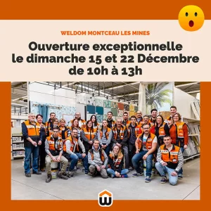 Votre magasin Weldom – Montceau-les-Mines