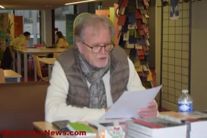 Jean Paul Pacholec ouvre la nuit de la lecture 2025 à la médiathèque de Montceau