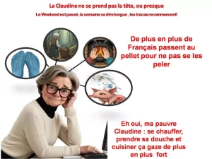 La Claudine aime les Week-end, et a le bourdon le lundi