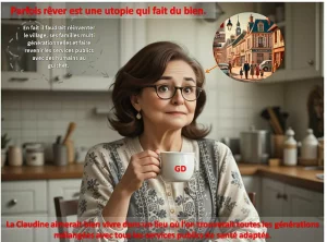 La Claudine aime les weekends, et parfois, le lundi, il y a de l’espoir.