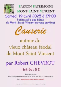 Association “Passion Patrimoine” de Mont-Saint-Vincent