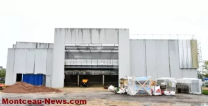 Montceau-les-Mines – Visite de chantier du cinéma