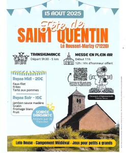 Sortir – Fête de Saint Quentin (Le Rousset-Marizy)