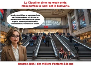 La Claudine aime les week-ends, mais parfois le lundi est le bienvenu.