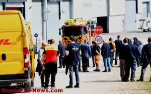 Faits Divers – Saint-Vallier  :  Feu d’usine