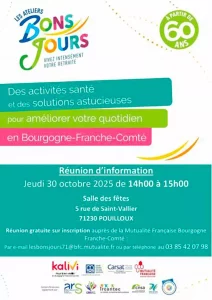 La commune de Pouilloux lance les Ateliers Bons Jours !