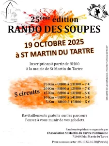 25ème rando des soupes à Saint-Martin-du-Tartre
