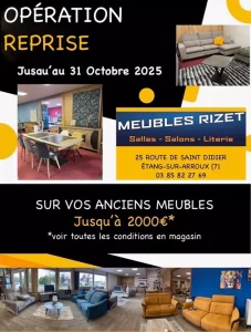 « Meubles Rizet » à Etang-sur-Arroux