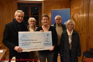 CUCM : un don de 5 926 € à la ligue contre le cancer