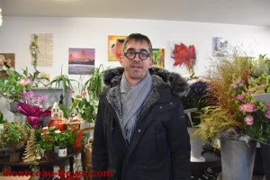 Les travailleurs de Noël et du jour de l’an : Sylvain Chapuis, fleuriste