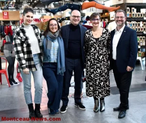 Montceau-les-Mines – Le ministre et le député font leur marché…..