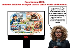 Recensement 2026 : comment éviter les arnaques dans le bassin minier de Montceau.