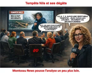 Tempête Nils et ses dégâts