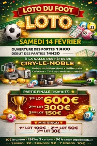 Ciry-le-Noble : Loto du Foot