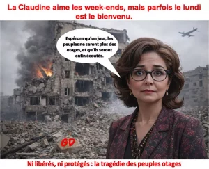 La Claudine aime les week-ends, mais parfois le lundi est le bienvenu.