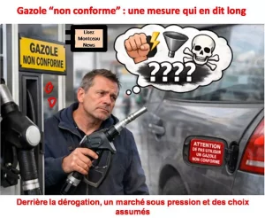 Gazole “non conforme” : une mesure qui en dit long