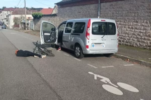 Accident à vélo