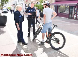 Montceau-les-Mines –La police municipale contrôle