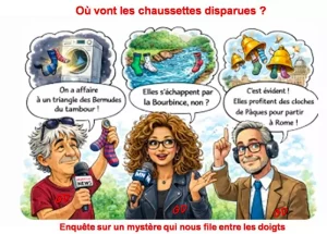 Où vont les chaussettes disparues ?