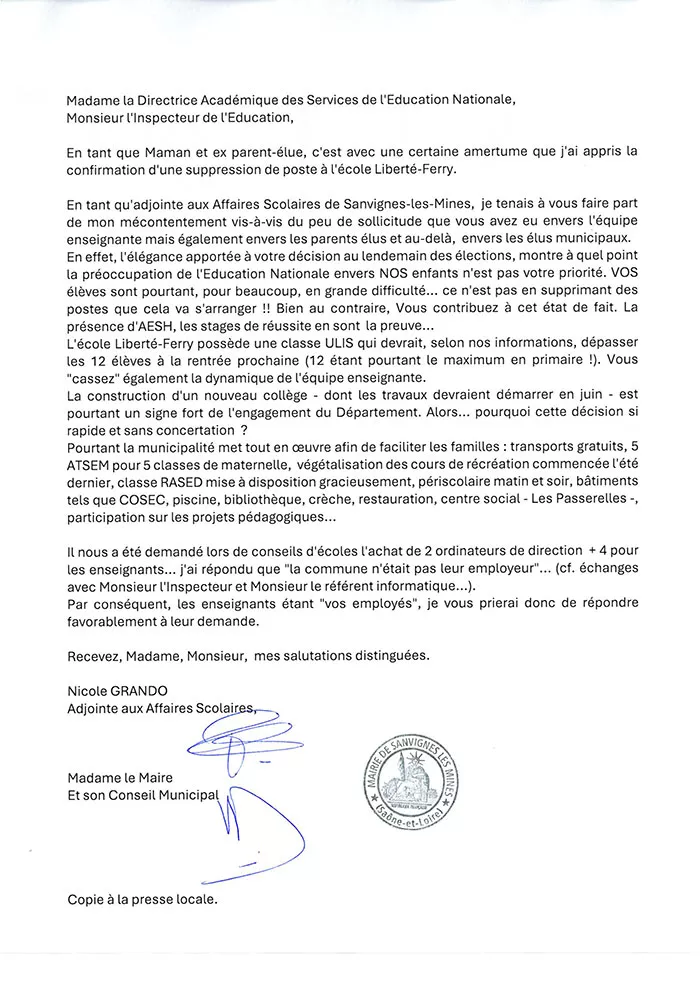 lettre-sanvignes-education-090426