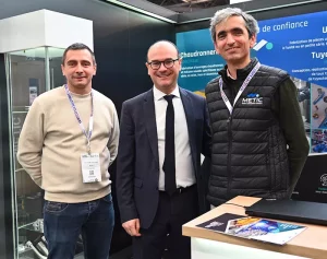 Sébastien Martin, comme un poisson dans l’eau, au salon Global Industriel