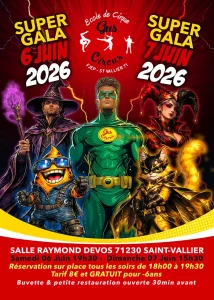 Saint-Vallier – Gala de fin d’année du Gus Circus
