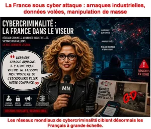 La France sous cyberattaque : arnaques industrielles, données volées, manipulation de masse