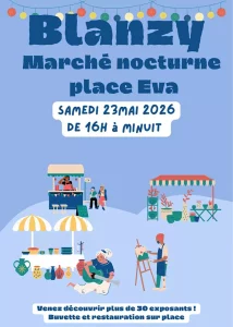 Marché nocturne à Blanzy