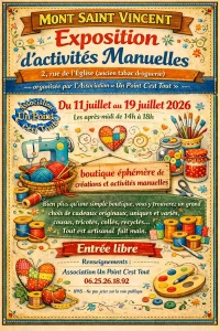 L’association « Un point c’est tout » à Mont-Saint-Vincent