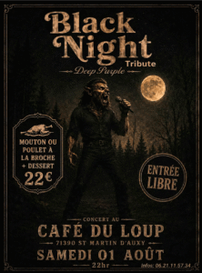 Black Noght en concert à Saint-Martin d’Auxy 
